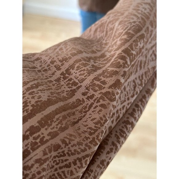 Vintage 1980s Flemington Furs Oversized Leather and Fur Winter Coat - Picture 3 of 12